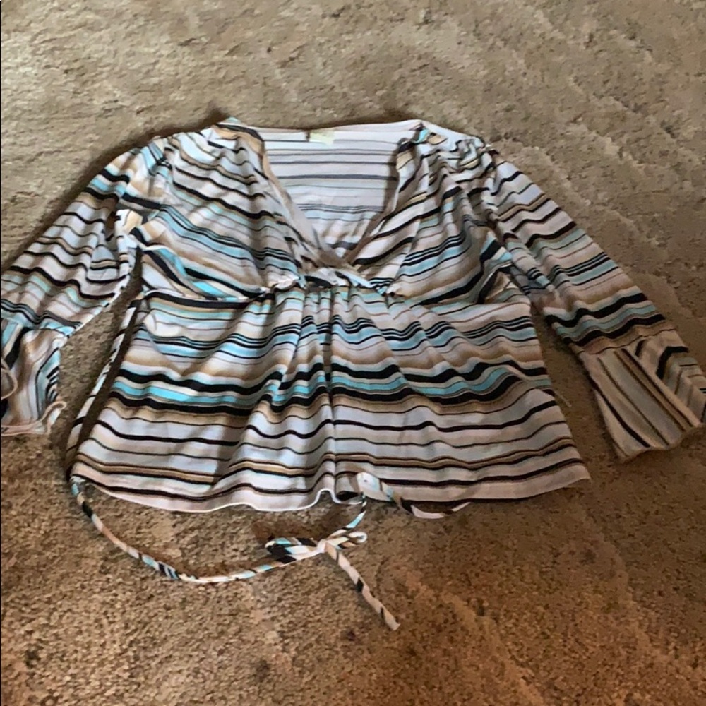 Blouse with 3/4 sleeves